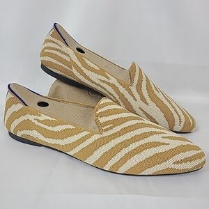 NEW Rothy’s Women’s The Almond Loafer in Brown Zebra Sz 11.5 MSRP $179